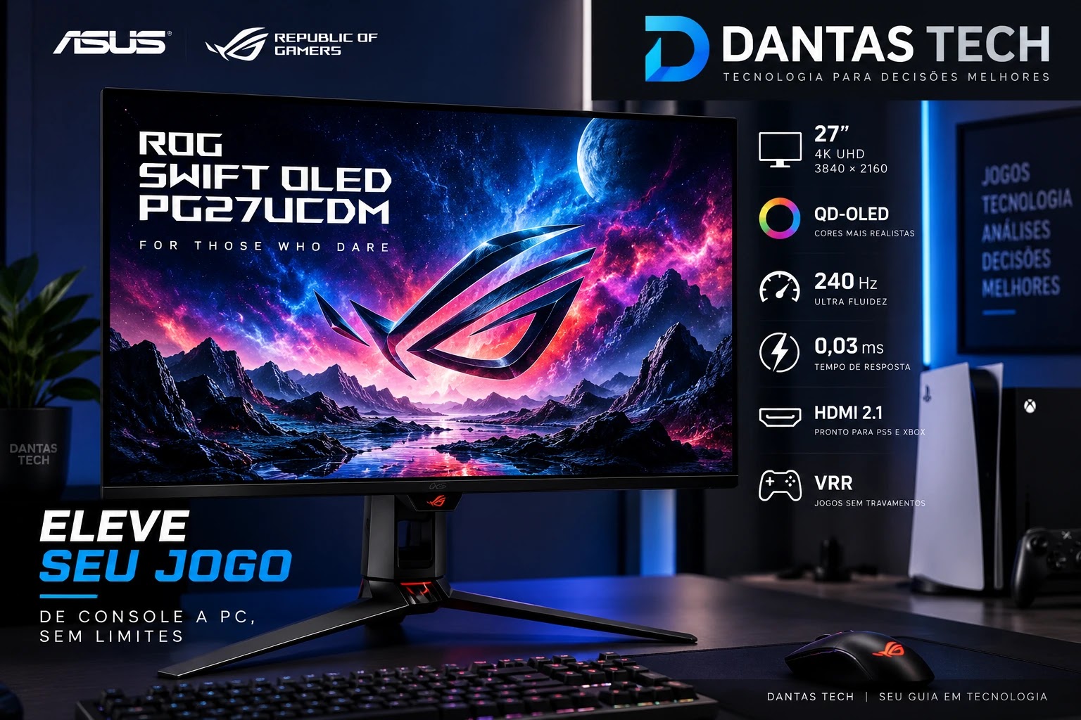 ASUS ROG Swift OLED PG27UCDM ASUS ROG Swift OLED PG27UCDM