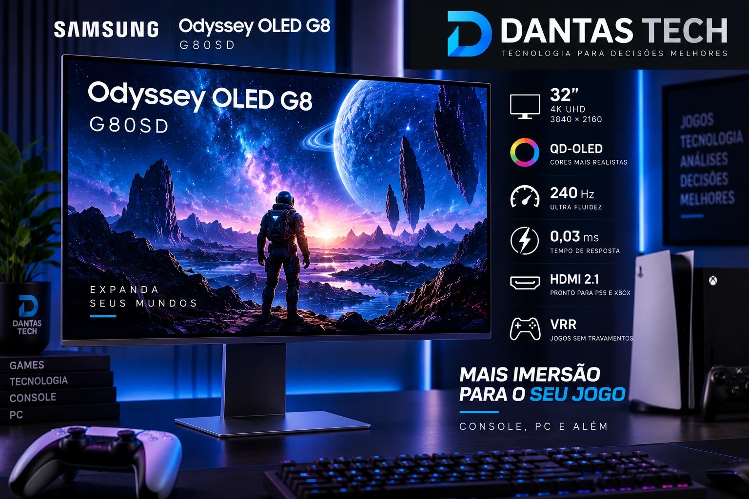 Samsung Odyssey OLED G8 G80SD 32" Samsung Odyssey OLED G8 G80SD 32"